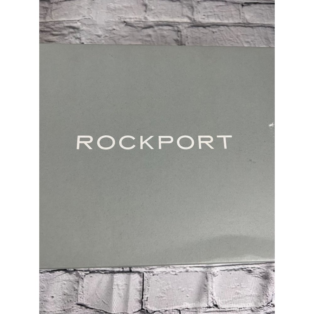 Rockport Oakley Ruffle TOTAL MOTION Black Suede Leather 2.5 inch block heeled Bo - Picture 4 of 16